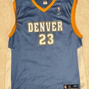 Vintage Denver Nuggets jersey for Marcus Camby #23 - XL